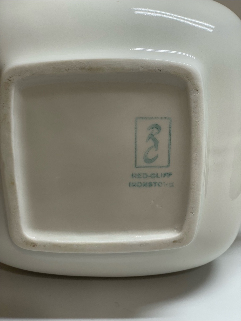 Vintage 1960s Red Cliff Montcliff White Ironstone 8-Cup Teapot - PRISTINE - Picture 4 of 13